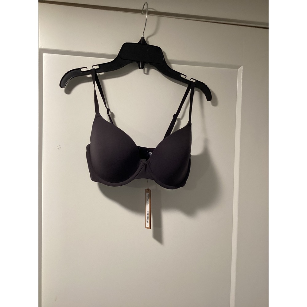 SKIMS Fits Everybody T-Shirt Bra Onyx‎ Black 32D BA-DEM-9221 NWT